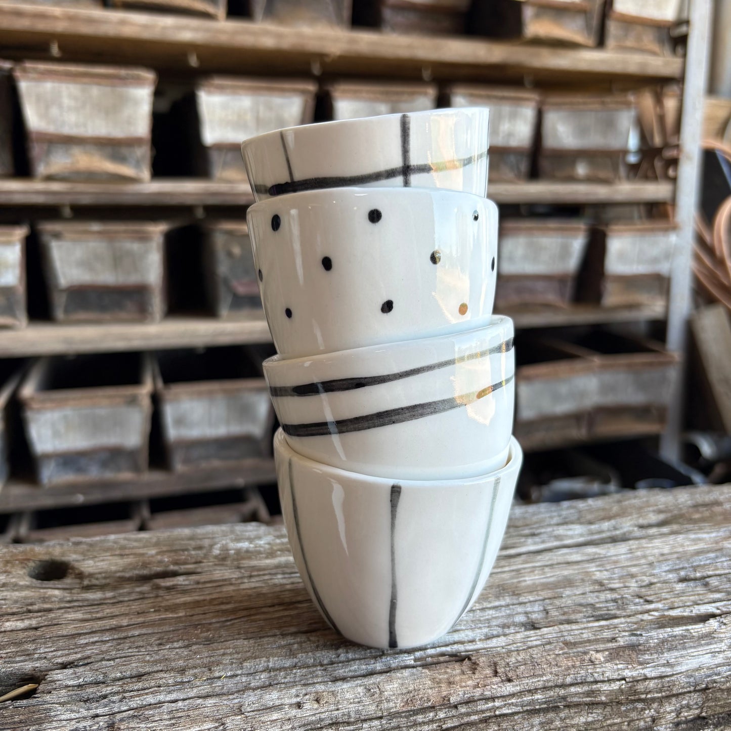 Porcelain Cup Sets – 4 per set
