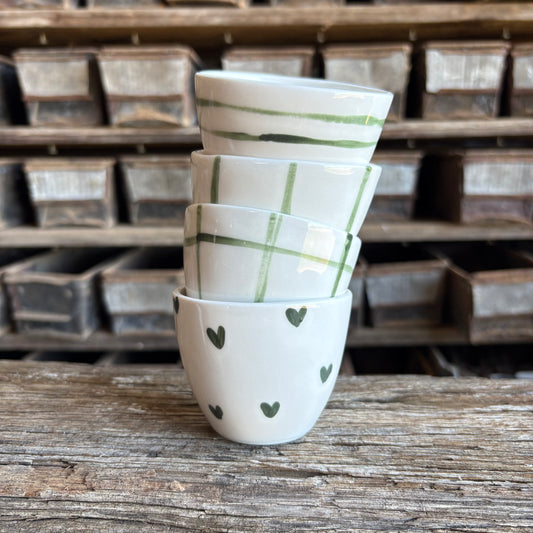 Porcelain Cup Sets – 4 per set